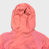 Lululemon Athletic Run Pullover Jacket Womens Size 12 Orange Side 1/4 Zip