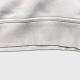 Vintage Y2K Quiksilver Sweatshirt Mens Small White Surf Skater Graphic Pullover