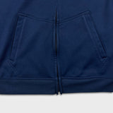 Nike Sportswear Track Jacket Mens Large Blue Swoosh Full Zip Tracksuit Top