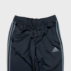Adidas Track Pants Mens Medium Black Stripes Aeroready Training Athletic Jogger