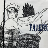 Uniqlo Naruto Shippuden T Shirt Mens Medium White Naruto Sasuke Fate Reunion Tee