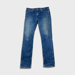 Levi's 511 Jean Mens 34x32 Blue Slim Fit Mid Rise Medium Wash Stretch Denim Pants