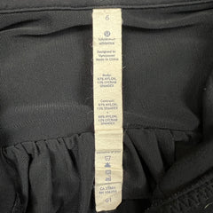 Lululemon Define Jacket Womens Size 6 Black Full Zip Sports Track Suit Top