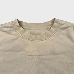 Lululemon Perfectly Oversized Crew Womens Large Beige Relaxed Pullover Sweatshirt