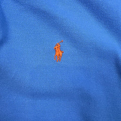 Polo Ralph Lauren Shirt Mens Large Blue Pony Casual Preppy Short Sleeve