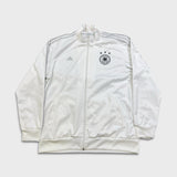 2013 Adidas Germany National Soccer Track Jacket Mens XL White Deutscher