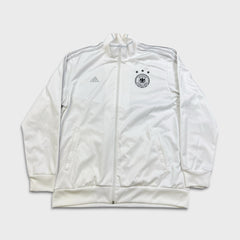 2013 Adidas Germany National Soccer Track Jacket Mens XL White Deutscher