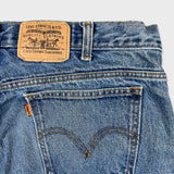 Vintage 90s Levi's Jeans Mens 38x30 Blue Relaxed Fit Light Wash Orange Tab Denim Pants