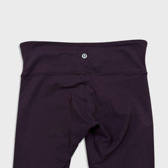 Lululemon Wunder Under Low-Rise Tight Full-On Luon 28" Womens Size 6 Red Leggings