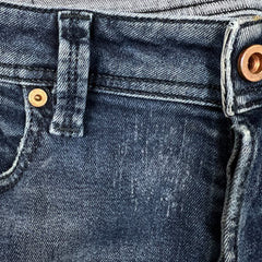 Diesel Jeans Mens 32x34 Blue Larkee Beex Regular Tapered Light Wash Denim Pants