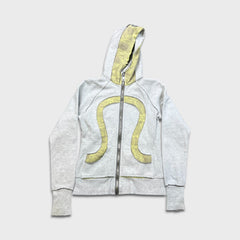Lululemon Scuba Hoodie Womens Size 6 Gray Full Zip Sports Hooded Sweater