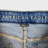 American Eagle Jeans Mens 30x32 Blue Air Flex + Slim Light Wash Faded Denim Pants