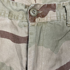 Vintage Y2K Rothco Pants Mens 27x32 Beige Ultra Army Military Camo Tactical Cargo