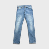 Levi's 501 S Jeans Womens 31x30 Blue Skinny Taper Leg Light Wash Faded Denim Pants