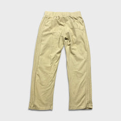 Adidas Originals Sweatpants Mens 2XL Beige Spell Out Fleece Comfort Jogger