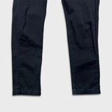 Dickies Pants Mens 34x28 Black Skinny Straight Workwear Casual Chino Trousers