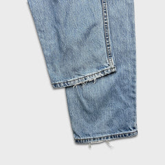 Vintage 90s Levi's 550 Jeans Mens 33x32 Blue Relaxed Fit Tapered Leg Light Wash Pants