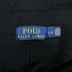 Polo Ralph Lauren Sweatpants Mens Large Black Pony Taper Leg Jogger