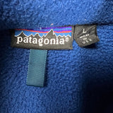 Vintage 90s Patagonia Synchilla Fleece Mens Medium Blue USA Full Zip Jacket