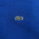 Vintage 90s Chemise Lacoste Shirt Mens Large Blue Classic Preppy Polo Short Sleeve