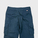 Dickies Pants Mens 30x30 Blue Regular Straight Cargo Workwear Casual Trousers