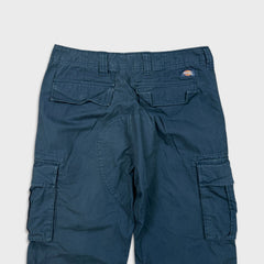 Dickies Pants Mens 30x30 Blue Regular Straight Cargo Workwear Casual Trousers