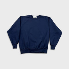 Vintage 90s Blank Sweatshirt Mens Large Blue Boxy Crewneck Pullover