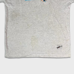 Vintage 90s Toronto Blue Jays T Shirt Mens Large Gray Classic Baseball MLB Tee