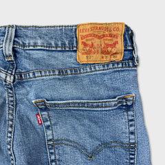 Levi's 502 Jeans Mens 32x28 Blue Regular Taper Fit Light Wash Denim Pants