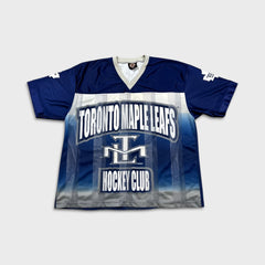 Vintage 90s Toronto Maple Leafs Mesh Tee Mens Large Blue NHL Hockey Club