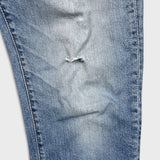 Levi's 511 Jeans Mens 33x32 Blue Slim Fit Mid Rise Light Wash Faded Denim Pants