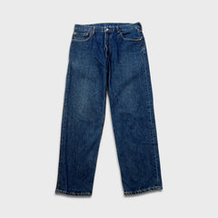 Levi's 550 Jeans Mens 36x32 Blue Relaxed Fit Straight Leg Medium Wash Baggy Denim Pants