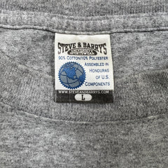 Vintage 90s Steve & Barrys Golf T Shirt Mens Large Gray Getting It Up And In The Hole Humor Funny Tee