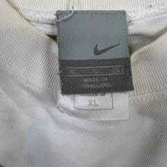 Nike Sportswear T Shirt Mens XL White Swoosh Athletic Light Short Sleeve Tee