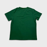Vintage Blank T Shirt Mens Large Green Heavyweight Basic Short Sleeve Tee