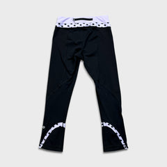 Lululemon Run Inspire Crop II Pant Womens Size 4 Black Mid Rise Yoga Leggings