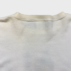 Vintage 90s Yale Bulldogs University Sweatshirt Mens XL White USA Crewneck