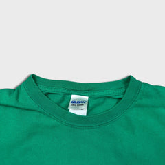 Vintage Y2K John Moose T Shirt Mens XL Green Outdoor Banff Canada Funny Nature Tee