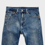Levi's 505 Jeans Mens 32x32 Blue Regular Fit Straight Leg Medium Wash Denim Pants