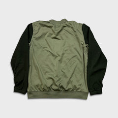 Nike Sportswear Fleece Mens Medium Green Embroidered Swoosh Standard Fit Pullover Jacket