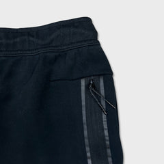 Nike Sportswear Sweatpants Mens Small Black Tech Fleece Swoosh Taper Leg Jogger