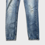 Levi's 511 Jeans Mens 34x32 Blue Slim Fit Straight Leg Stretch Light Wash Denim Pants