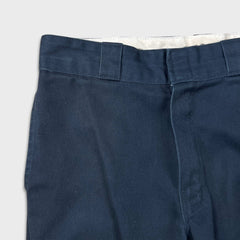 Dickies 874 Pants Mens 32x30 Blue Original Fit Workwear Casual Chino Trousers