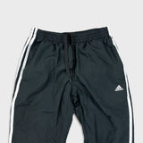 Adidas Track Pants Mens Small Black Essentials 3 Stripes Trefoil Athletic Jogger
