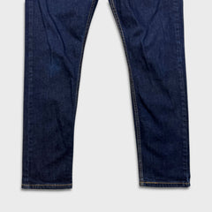 Levi's 512 Jeans Mens 36x30 Blue Slim Taper Leg Dark Wash Mid Rise Stretch Denim Pants