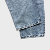 Vintage 90s Levi's 516 Jeans Mens 32x30 Blue Slim Fit Straight Leg Light Wash Denim Pants