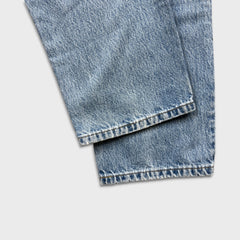 Vintage 90s Levi's 516 Jeans Mens 32x30 Blue Slim Fit Straight Leg Light Wash Denim Pants
