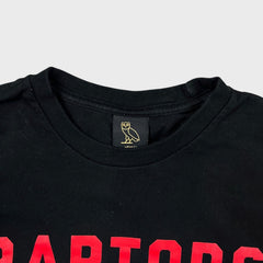 October's Very Own x Toronto Raptors T Shirt Mens Medium Black OVO Basketball Tee