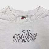 Vintage 90s Nike Sportswear T Shirt Mens Medium White USA Short Sleeve Tee