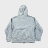 Nike Sportswear Hoodie Mens Medium Gray Swoosh Full Zip Hooded Sweater